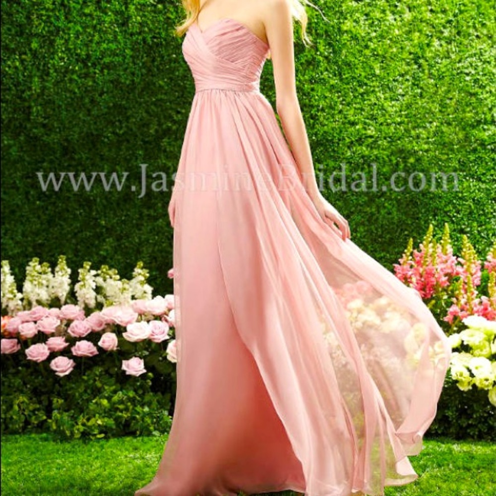 Strapless Pretty in Pink Prom Dress B2 Jasmine